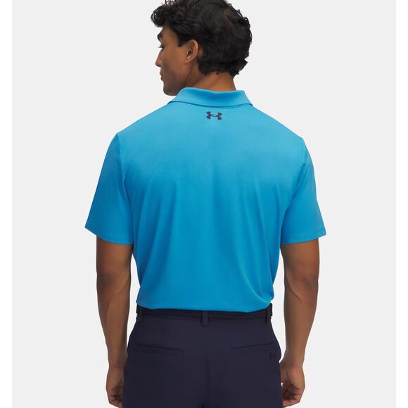 NWT Under Armour Men's UA Matchplay Polo in Ether Blue size 2XL - Picture 2 of 6